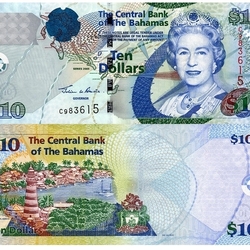 Jigsaw puzzle: Bahamas dollars