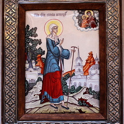 Jigsaw puzzle: Icon of Xenia of Petersburg