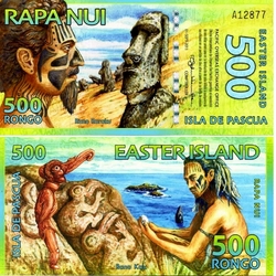 Jigsaw puzzle: Rongo - Easter Island money