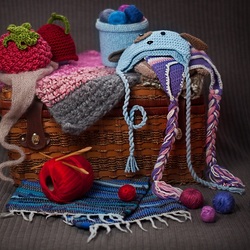 Jigsaw puzzle: Knitting