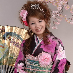 Jigsaw puzzle: Girl in japanese costume