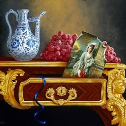 Jigsaw puzzle: Still life with an old portrait