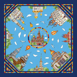 Jigsaw puzzle: Moscow. Silk scarves