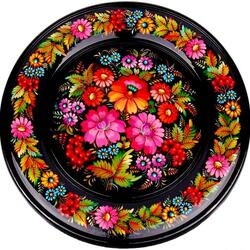 Jigsaw puzzle: Petrikov painting on plates