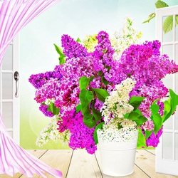 Jigsaw puzzle: Lilac time