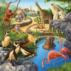 Jigsaw puzzle: Zoo