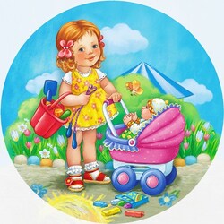 Jigsaw puzzle: Toys for girls