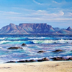 Jigsaw puzzle: South Africa, Table Mountain