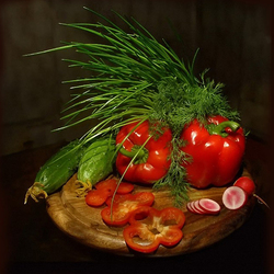 Jigsaw puzzle: Some vegetables