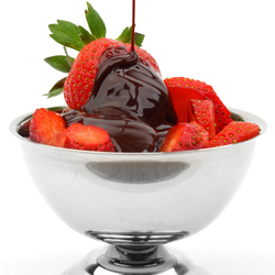 Jigsaw puzzle: Strawberries with chocolate