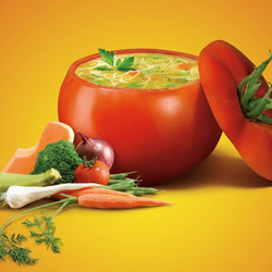 Jigsaw puzzle: Tomato soup