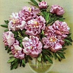 Jigsaw puzzle: Bouquet of peonies