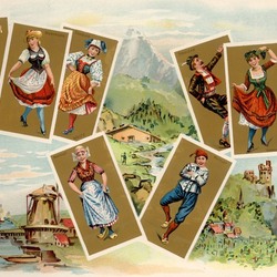 Jigsaw puzzle: Vintage cards