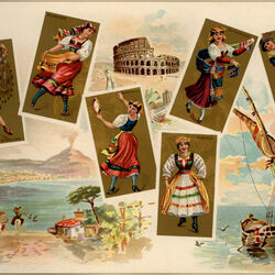 Jigsaw puzzle: Vintage cards
