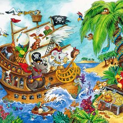Jigsaw puzzle: Treasure Island