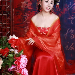 Jigsaw puzzle: Girl in chinese costume