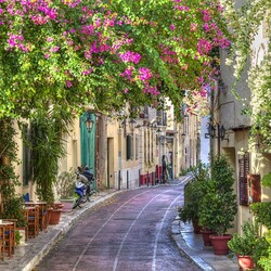 Jigsaw puzzle: Street in Athens