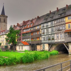 Jigsaw puzzle: Houses in Erfurt