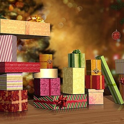 Jigsaw puzzle: New Year gifts