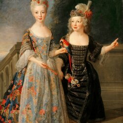 Jigsaw puzzle: Catherine and Eugene de Betisy, future princesses of Montauban and the marquis of Mezieres
