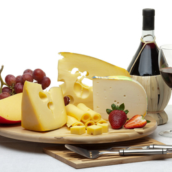 Jigsaw puzzle: Cheese and wine