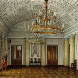 Jigsaw puzzle: The interiors of the halls of the Hermitage