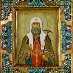 Jigsaw puzzle: Icon Patriarch Tikhon