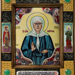 Jigsaw puzzle: Icon of St. Matrona of Moscow
