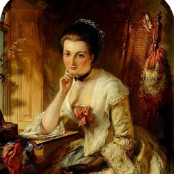 Jigsaw puzzle: Portrait of a young lady