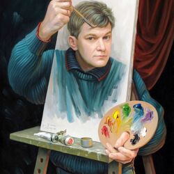 Jigsaw puzzle: Self-portrait. Paintings with a double meaning
