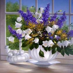 Jigsaw puzzle: Bouquet with bells