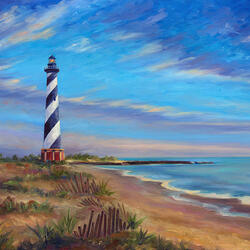 Jigsaw puzzle: Evening at Cape Hatteras