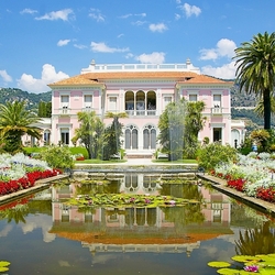 Jigsaw puzzle: Villa Ephrussi de Rothschild, Nice