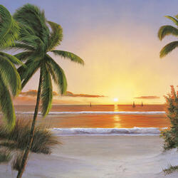 Jigsaw puzzle: Tropical sunset