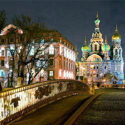 Jigsaw puzzle: Night Saint Petersburg