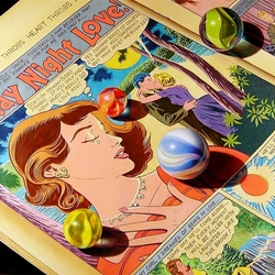 Jigsaw puzzle: Comic and balloons