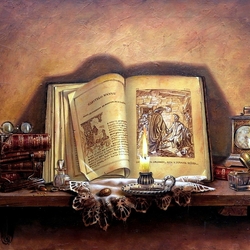 Jigsaw puzzle: Old books