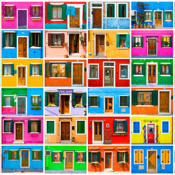 Jigsaw puzzle: Burano doors and windows