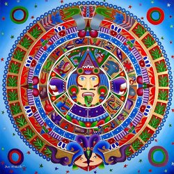Jigsaw puzzle: Mayan calendar