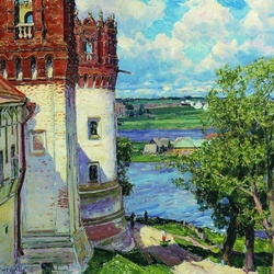 Jigsaw puzzle: ... Towers of the Novodevichy Convent