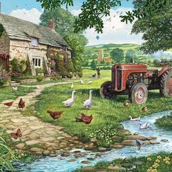 Jigsaw puzzle: Rural landscape