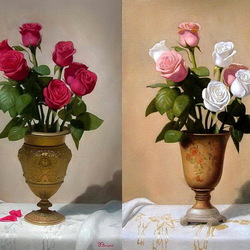 Jigsaw puzzle: Bouquets of roses