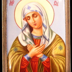 Jigsaw puzzle: Icon of the Virgin