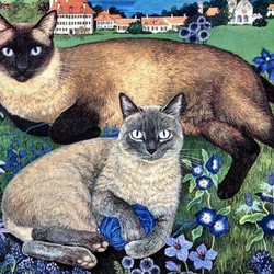 Jigsaw puzzle: Cat couple