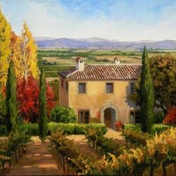 Jigsaw puzzle: Gardens and vineyards