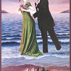 Jigsaw puzzle: Couple by the sea
