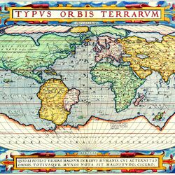 Jigsaw puzzle: Vintage world map
