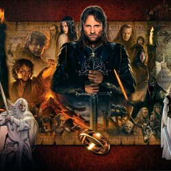 Jigsaw puzzle: Lord of the Rings. Return of the King