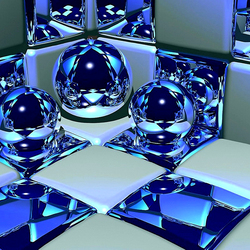 Jigsaw puzzle: Glass balls