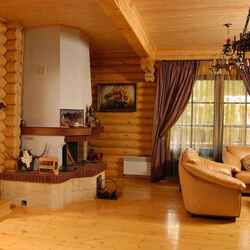 Jigsaw puzzle: Interior in a wooden house